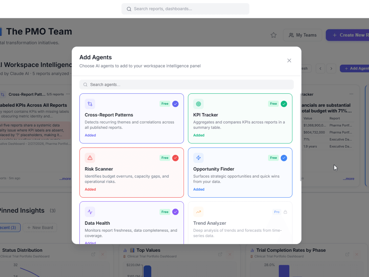 AI Agents — a team of specialists in your workspace